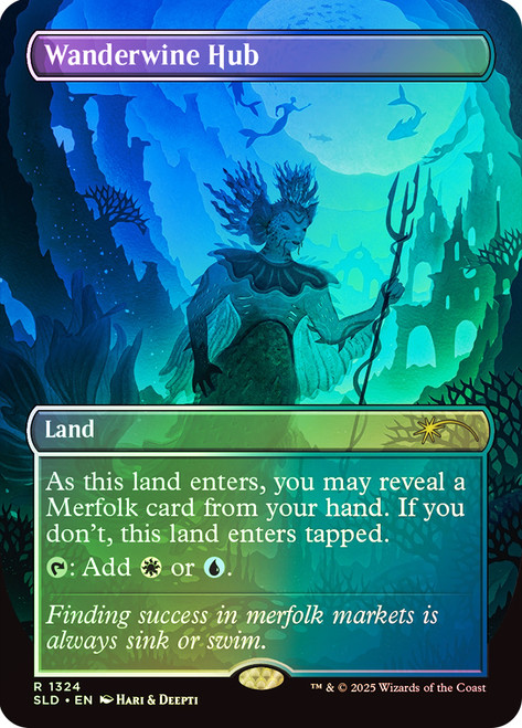 Wanderwine Hub (Secret Lair) (Borderless)\nPromo: General\nSingle\nMagic The Gathering