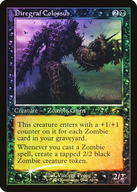 Diregraf Colossus (Secret Lair) (Retro Frame)\nPromo: General\nSingle\nMagic The Gathering