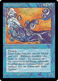 Air Elemental (BB)\n3rd Edition - Black Border - German\nSingle\nMagic The Gathering