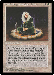 Circle of Protection: Blue (BB)\n3rd Edition - Black Border - French\nSingle\nMagic The Gathering