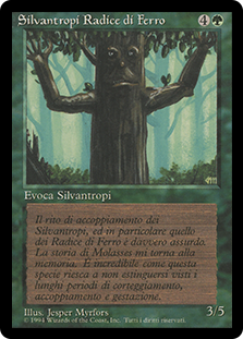 Ironroot Treefolk (BB)\n3rd Edition - Black Border - Italian\nSingle\nMagic The Gathering