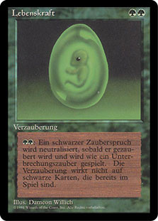 Lifeforce (BB)\n3rd Edition - Black Border - German\nSingle\nMagic The Gathering