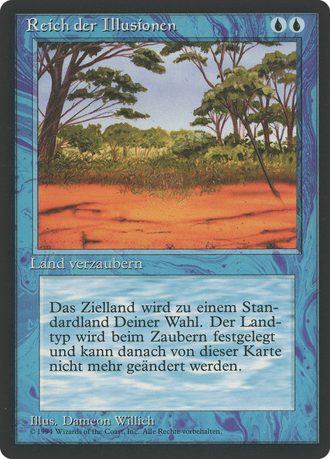 Phantasmal Terrain (BB)\n3rd Edition - Black Border - German\nSingle\nMagic The Gathering