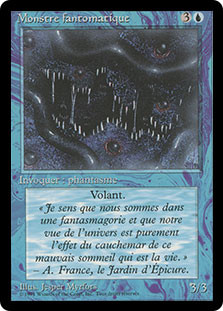 Phantom Monster (BB)\n3rd Edition - Black Border - French\nSingle\nMagic The Gathering