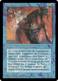 Power Leak (BB)\n3rd Edition - Black Border - French\nSingle\nMagic The Gathering