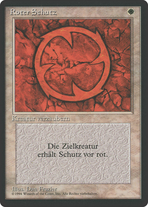 Red Ward (BB)\n3rd Edition - Black Border - German\nSingle\nMagic The Gathering
