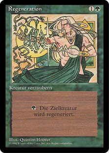 Regeneration (BB)\n3rd Edition - Black Border - German\nSingle\nMagic The Gathering