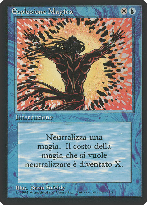 Spell Blast (BB)\n3rd Edition - Black Border - Italian\nSingle\nMagic The Gathering