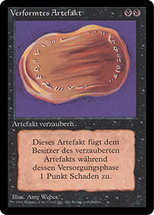 Warp Artifact (BB)\n3rd Edition - Black Border - German\nSingle\nMagic The Gathering