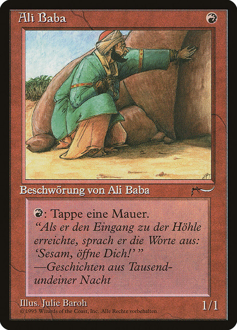 Ali Baba\nRenaissance - German\nSingle\nMagic The Gathering