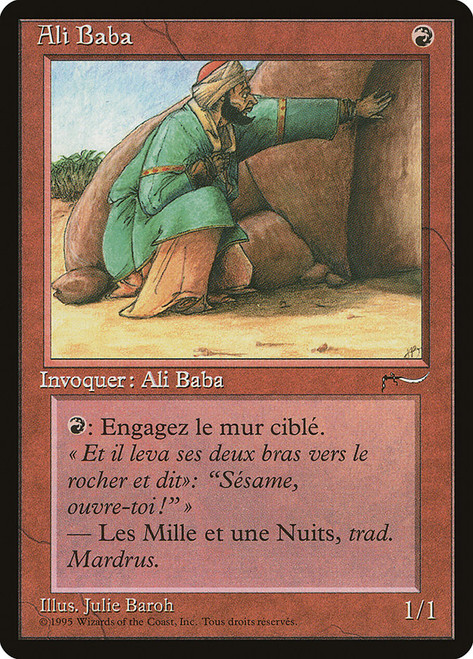 Ali Baba\nRenaissance - French\nSingle\nMagic The Gathering