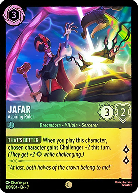 Jafar - Aspiring Ruler
Archazia’s Island
Single
Lorcana