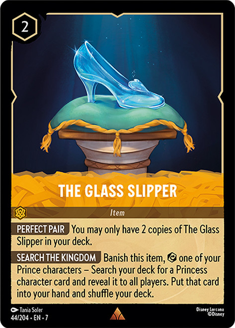 The Glass Slipper
Archazia’s Island
Single
Lorcana
