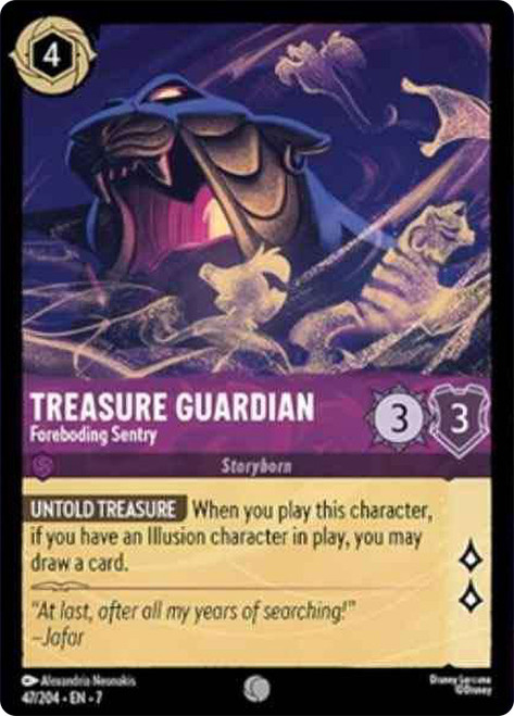Treasure Guardian - Foreboding Sentry
Archazia’s Island
Single
Lorcana