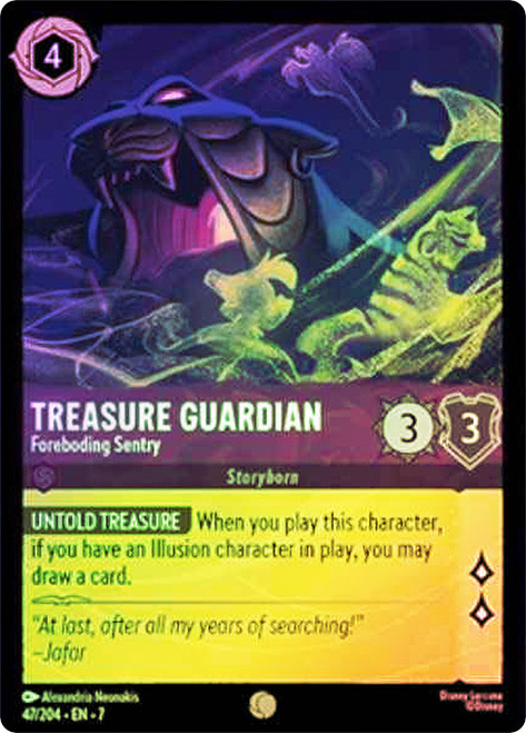 Treasure Guardian - Foreboding Sentry
Archazia’s Island
Single
Lorcana