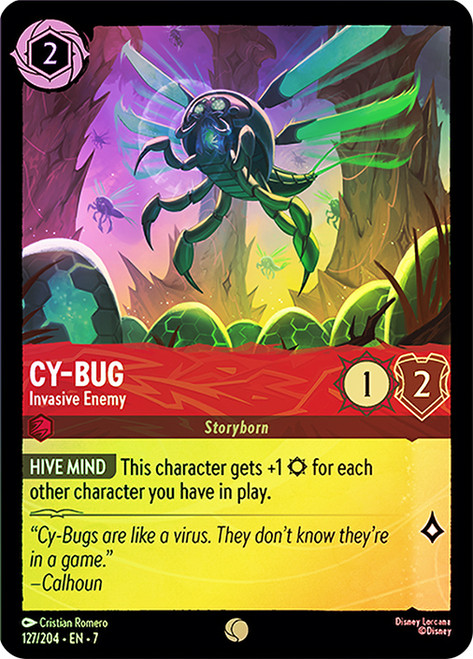 Cy-Bug - Invasive Enemy
Archazia’s Island
Single
Lorcana