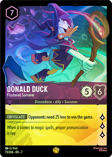 Donald Duck - Flustered Sorcerer
Archazia’s Island
Single
Lorcana