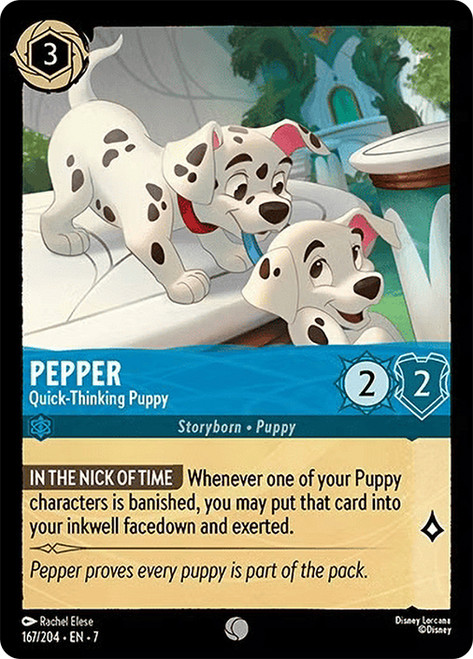 Pepper - Quick‐Thinking Puppy
Archazia’s Island
Single
Lorcana