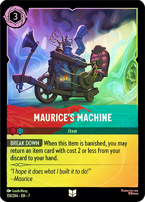 Maurice's Machine
Archazia’s Island
Single
Lorcana