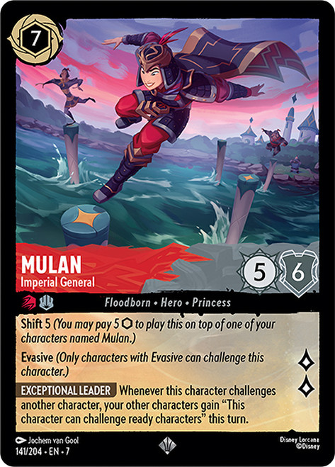 Mulan - Imperial General
Archazia’s Island
Single
Lorcana
