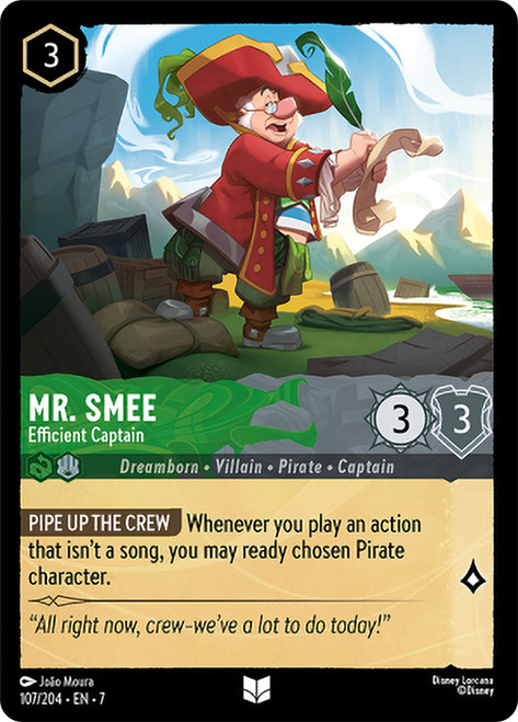 Mr. Smee - Efficient Captain
Archazia’s Island
Single
Lorcana