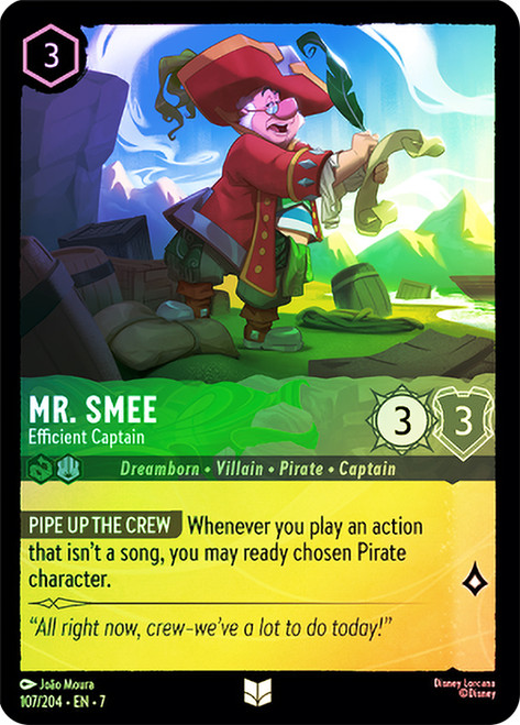 Mr. Smee - Efficient Captain
Archazia’s Island
Single
Lorcana