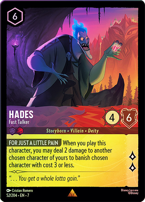 Hades - Fast Talker
Archazia’s Island
Single
Lorcana