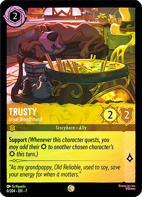 Trusty - Loyal Bloodhound
Archazia’s Island
Single
Lorcana