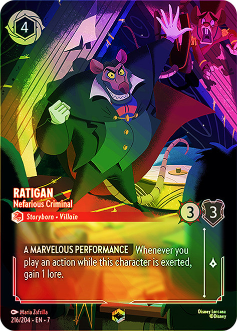Ratigan - Nefarious Criminal (Enchanted)
Archazia’s Island
Single
Lorcana