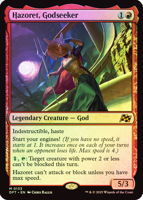 Hazoret, Godseeker (Prerelease) (Aetherdrift) | Promo | Star City