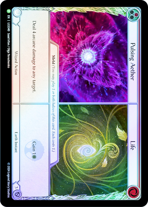 Pulsing Aether // Life (Armory Event)
Promotional Cards
Single
Flesh and Blood