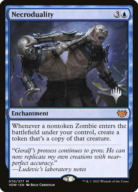 Necroduality (Promo Pack) (Innistrad: Crimson Vow)\nPromo: Planeswalker Stamped\nSingle\nMagic The Gathering