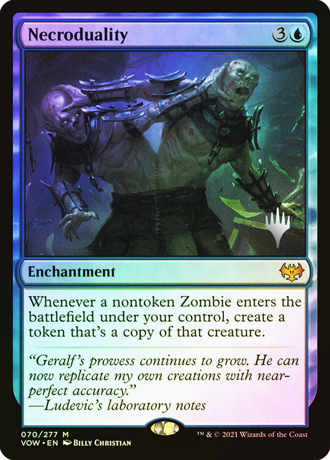 Necroduality (Promo Pack) (Innistrad: Crimson Vow)\nPromo: Planeswalker Stamped\nSingle\nMagic The Gathering