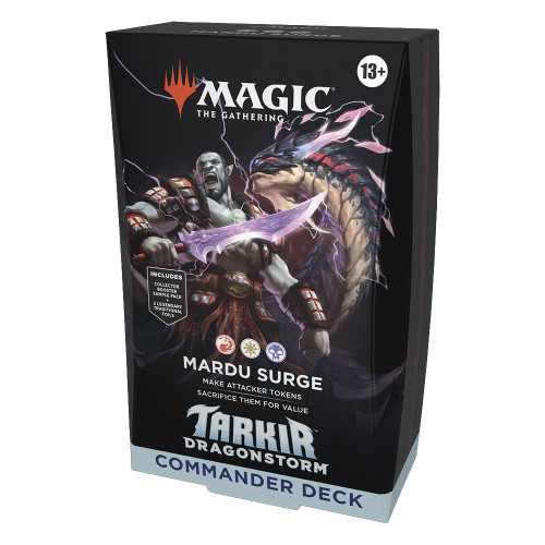 Tarkir: Dragonstorm Commander Deck - Mardu Siege
Tarkir: Dragonstorm Commander
Sealed
Magic: The Gathering