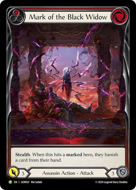 Mark of the Black Widow (Red) (GEM Pack) | GEM Pack | Star City Games