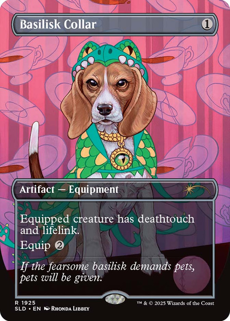 Basilisk Collar (Secret Lair) (#1925) (Borderless)\nPromo: General\nSingle\nMagic The Gathering