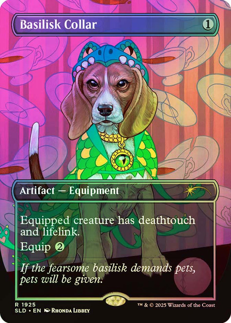 Basilisk Collar (Secret Lair) (#1925) (Borderless)\nPromo: General\nSingle\nMagic The Gathering