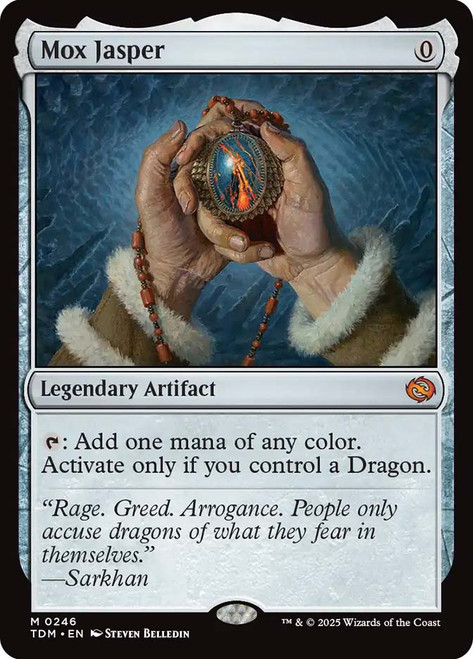 Mox Jasper (Serial Number) (Retro Frame) | Tarkir