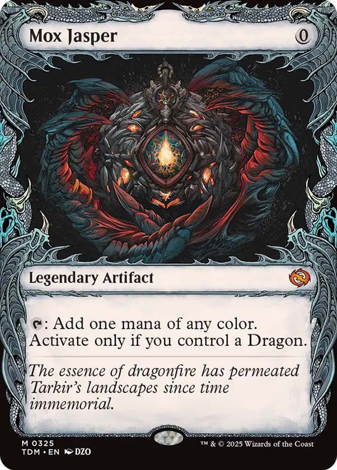 Mox Jasper (Showcase)\nTarkir: Dragonstorm - Variants\nSingle\nMagic The Gathering