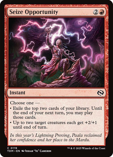 Seize Opportunity | Tarkir: Dragonstorm | Star City Games