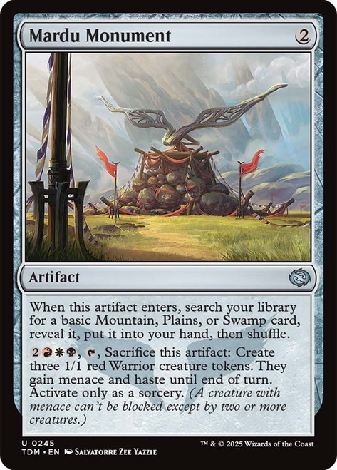 Mardu Monument\nTarkir: Dragonstorm\nSingle\nMagic The Gathering