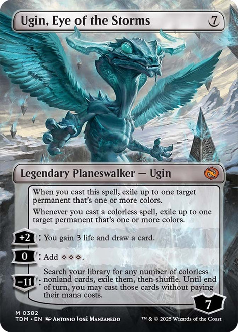 MTG 嵐の目、ウギン/Ugin, Eye of the Storms Foil Ugin, Eye of the Storms (Showcase) (Halo Foil) | Tarkir