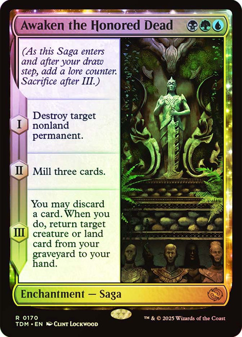 Awaken the Honored Dead (Prerelease) (Tarkir: Dragonstorm) | Promo