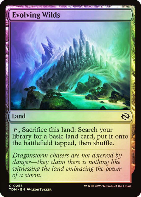 Evolving Wilds\nTarkir: Dragonstorm\nSingle\nMagic The Gathering