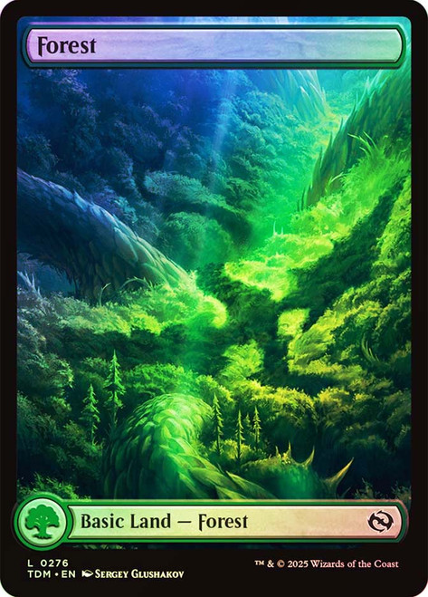 Forest (#276) (Full Art)\nTarkir: Dragonstorm\nSingle\nMagic The Gathering