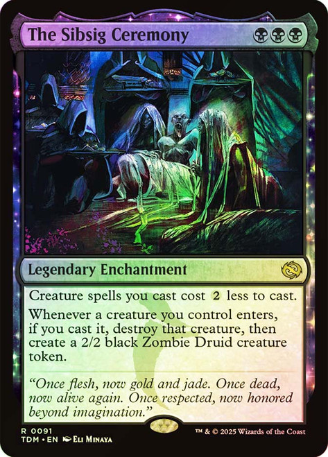 The Sibsig Ceremony\nTarkir: Dragonstorm\nSingle\nMagic The Gathering