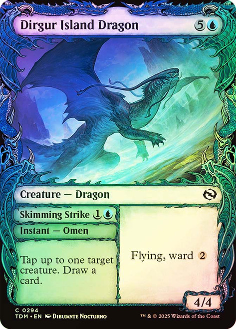 Dirgur Island Dragon // Skimming Strike (Showcase)\nTarkir: Dragonstorm - Variants\nSingle\nMagic The Gathering