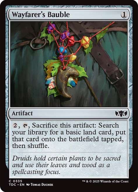 Wayfarer's Bauble\nTarkir: Dragonstorm Commander\nSingle\nMagic The Gathering