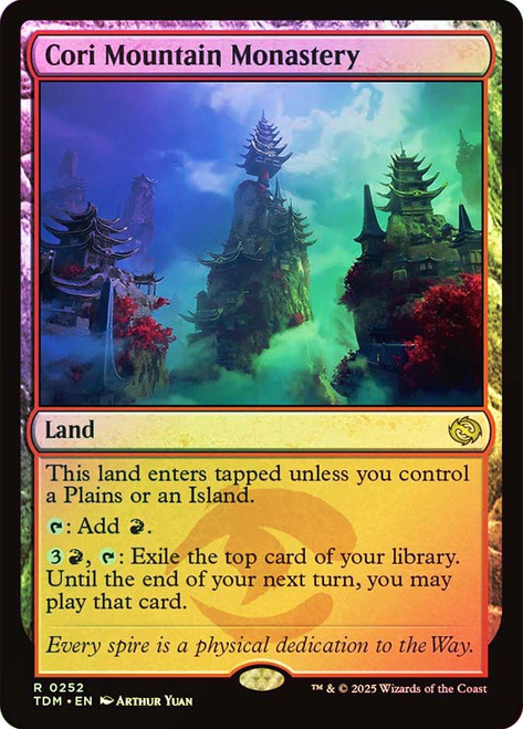 Cori Mountain Monastery\nTarkir: Dragonstorm\nSingle\nMagic The Gathering