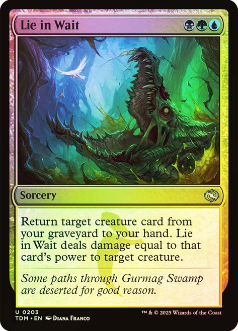Lie in Wait\nTarkir: Dragonstorm\nSingle\nMagic The Gathering